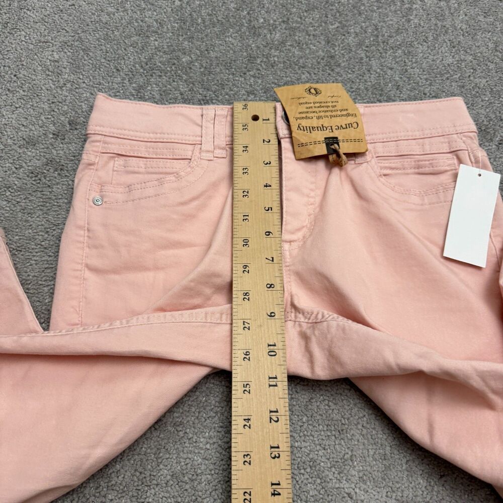 Democracy Ab Technology Freedom Ankle Denim Jeans Womens 8 Pink Stretch NWT - Picture 13 of 16
